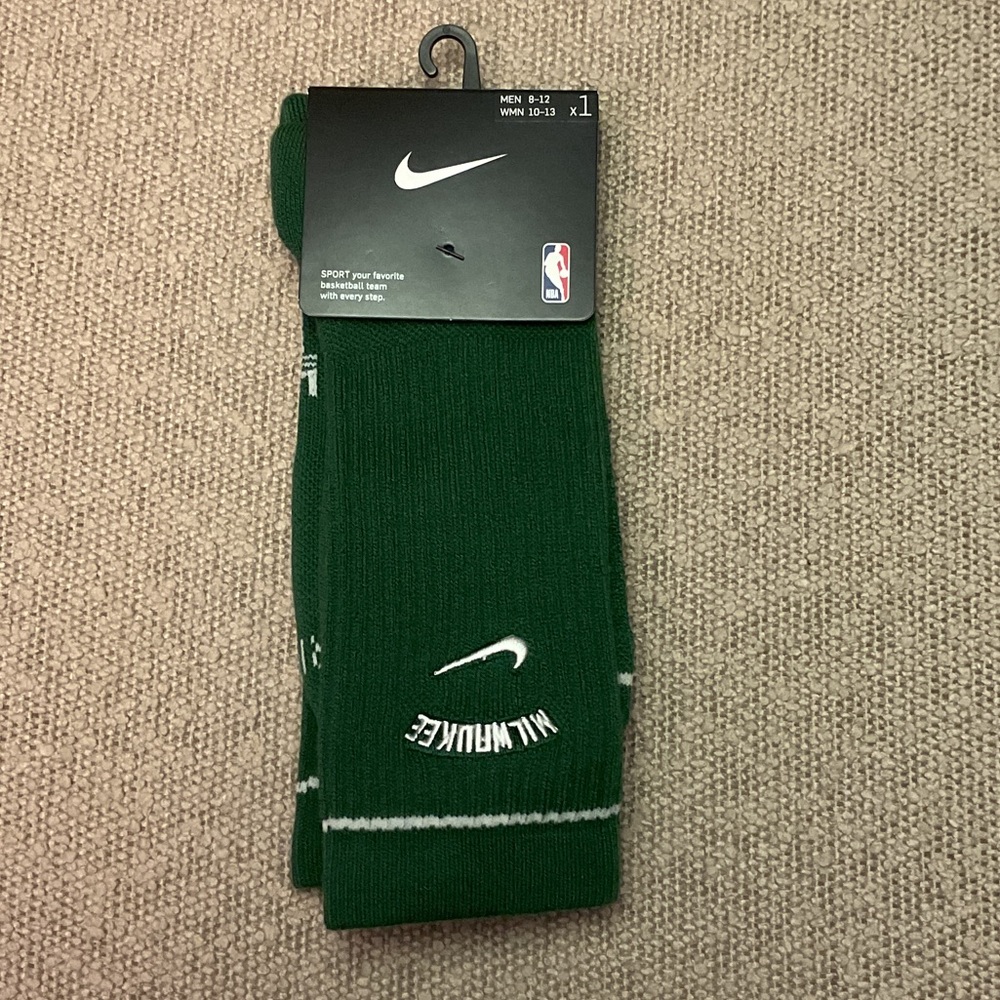 Nike Dark Green Crew Socks for Men